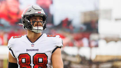 Tampa Bay Buccaneers tight end Cade Otton (88) after a catch