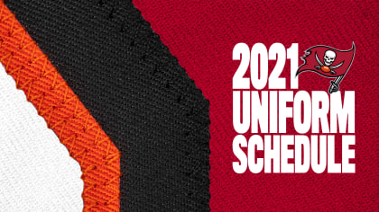 Tampa Bay Buccaneers Full 2021 Uniform Schedule - Jersey/Pants
