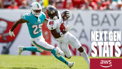 Antonio Brown's record-setting game helps Bucs top Dolphins