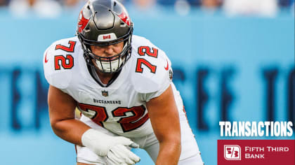 Josh Wells of the Tampa Bay Buccaneers blocks during an NFL