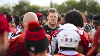 J.J. Watt's final game jersey in Hall of Fame