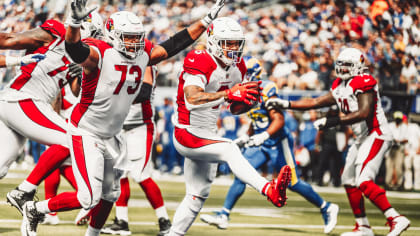 James Conner of the Arizona Cardinals runs the ball for a touchdown