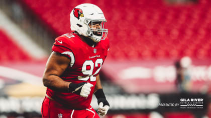 Cardinals' Rashard Lawrence carted off field vs. Saints, return