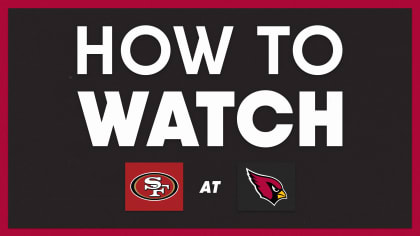 where can i watch the cardinals vs 49ers game