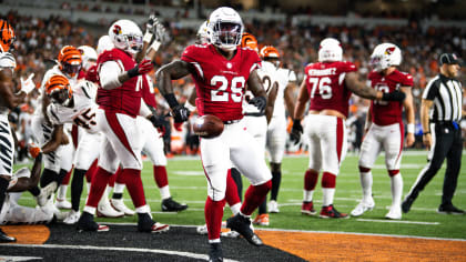 Talented group of running backs pushing each other in Cardinals camp