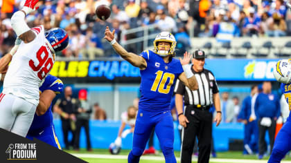 Justin Herbert puts on a show, leads the Los Angeles Chargers to a rare win  