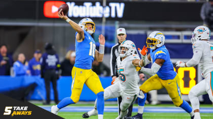 Justin Herbert, short-handed defense lead Chargers past Dolphins 