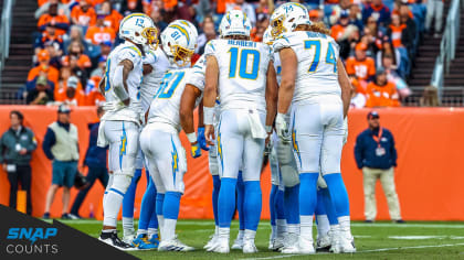 Snap Counts  Los Angeles Chargers at Denver Broncos, Week 12 2021