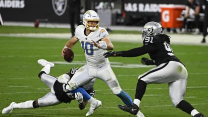 Raiders take down Chargers 27-20 in AFC West victory