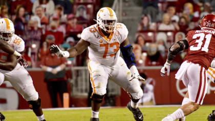 Kansas City Chiefs guard Trey Smith during introductions before an