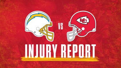 Chiefs vs. Chargers Wednesday injury report: 6 Chiefs either out of  practice or limited - Arrowhead Pride