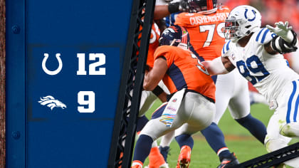 Indianapolis Colts 12-9 Denver Broncos: Matt Ryan overcomes