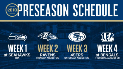 seahawks preseason schedule