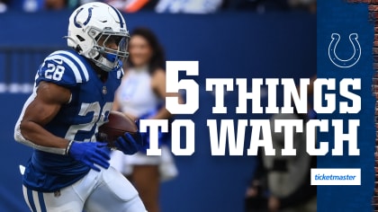 KRAVITZ: Five things to watch in the Colts-Washington game