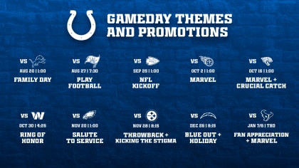 Colts schedule with four home games in October, an opener at home vs. Jags,  and a bunch of 1p games! LOVE IT!