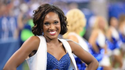 October 31, 2021: Indianapolis Colts cheerleader performs in