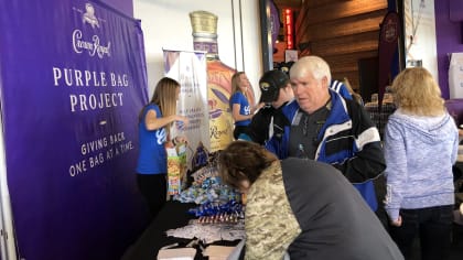 Crown Royal Partners With Colts To Fill Purple Bags For Service