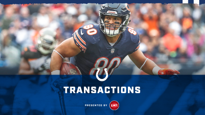 The Colts have signed free agent tight end Trey Burton