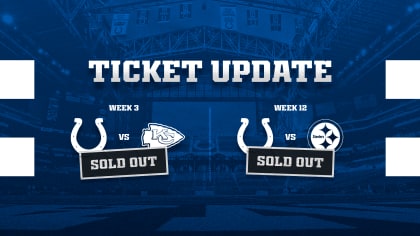 INDIANAPOLIS COLTS SINGLE-GAME TICKETS ON SALE WEDNESDAY, JULY 8