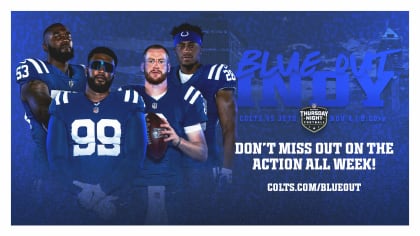 Blue Out Week! Colts Fans, get ready for the Thursday Night Football  matchup against the New York Jets