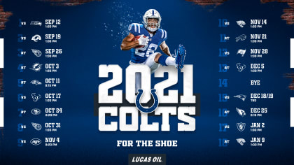 2021 NFL Schedule Release: Colts' 17-game regular season schedule announced