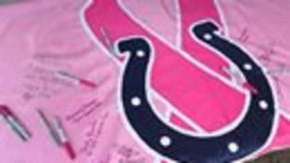 COLTS BREAST CANCER T-SHIRTS