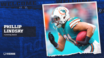 Around The NFL on Twitter: Dolphins claim running back Phillip Lindsay off  waivers from Texans   /  Twitter