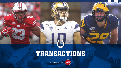 The Colts have announced the signing of three more 2020 NFL Draft picks: RB Jonathan  Taylor, QB Jacob Eason and LB Jordan Glasgow