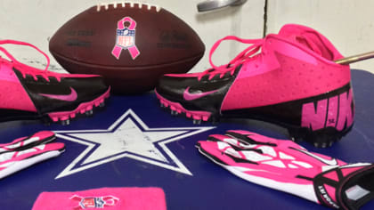 Dallas Cowboys Keychain Breast Cancer Awareness Ribbon Pink Football CO -  Sports Fan Shop