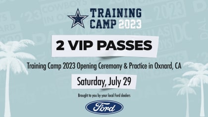 How to get VIP tickets training camp in Oxnard with the Cowboys