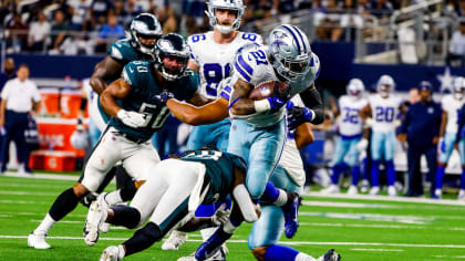 Dallas Cowboys safety Markquese Bell (41) defends during a preseason NFL  Football game in Arlington, Texas, Friday, Aug. 27, 2022. (AP Photo/Michael  Ainsworth Stock Photo - Alamy