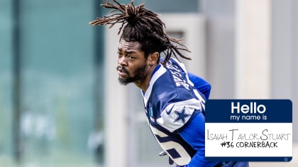 Dallas Cowboys cornerback Isaac Taylor-Stuart looks on during the NFL  News Photo - Getty Images