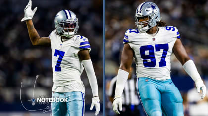 Dallas Cowboys defensive tackle Osa Odighizuwa (97) lines up for