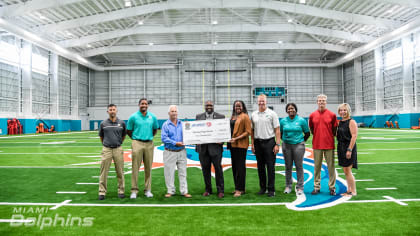 Miami Dolphins Host Southwest Miami Senior High School at Training