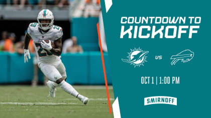 Miami Dolphins at Buffalo Bills: Countdown to Kickoff