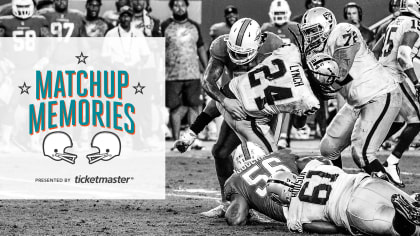 Matchup Memories  Dolphins vs. Raiders