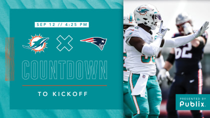 Miami Dolphins vs New England Patriots : Injury report and starting lineup  - September 12th