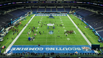 NFL Scouting Combine in Indianapolis at Lucas Oil Stadium