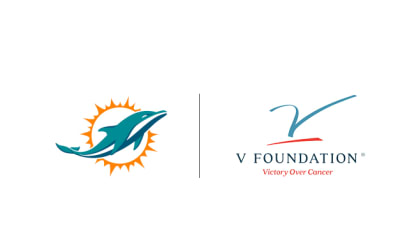 Dolphins Challenge Cancer Partners with the V Foundation to