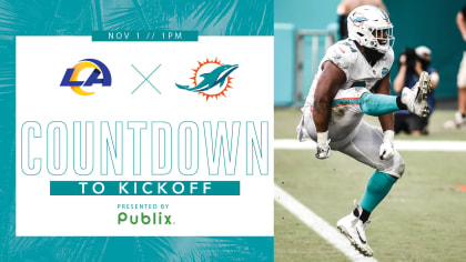 Miami Dolphins Los Angeles Chargers Countdown to Kickoff NFL Week