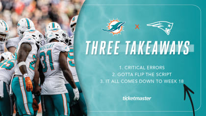 Instant takeaways from Miami Dolphins' 23-21 loss to the Patriots