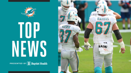 Dolphins Offensive Line Rebuild Off to a Strong Start Solomon Kindley  Austin Jackson Ted Karras Ereck Flowers Jesse Davis Ryan Fitzpatrick