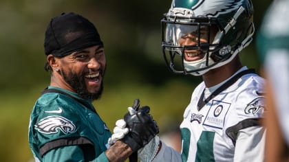 Miles Sanders & Marcus Allen Reunite Following Eagles-Steelers Game