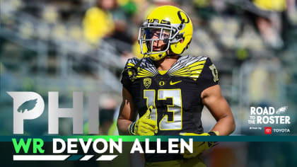 Devon Allen says he's starting to get 'more comfortable' in Eagles