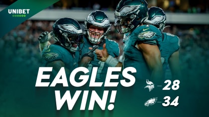 Philadelphia Eagles Beat Minnesota Vikings 34-28: Live Game Log - Sports  Illustrated Philadelphia Eagles News, Analysis and More