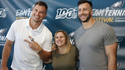 Devon Prep welcomes Eagles great Brent Celek for charity football