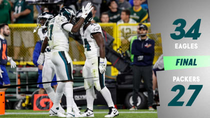 Pictures of Philadelphia Eagles' 34-27 victory over Green Bay Packers — NFL,  Week 4