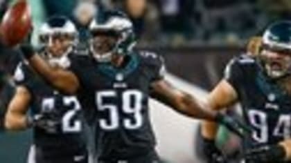 Jason Kelce, Connor Barwin exchange jerseys after Eagles-Giants