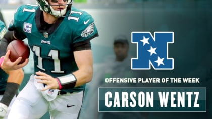 NFC Offensive Player Of The Week Honors For Carson Wentz