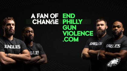 Philadelphia Eagles on X: National Gun Violence Survivor's Week honors  those who have been shot or lost a loved one to violence. We're launching  the next phase of A Fan of Change